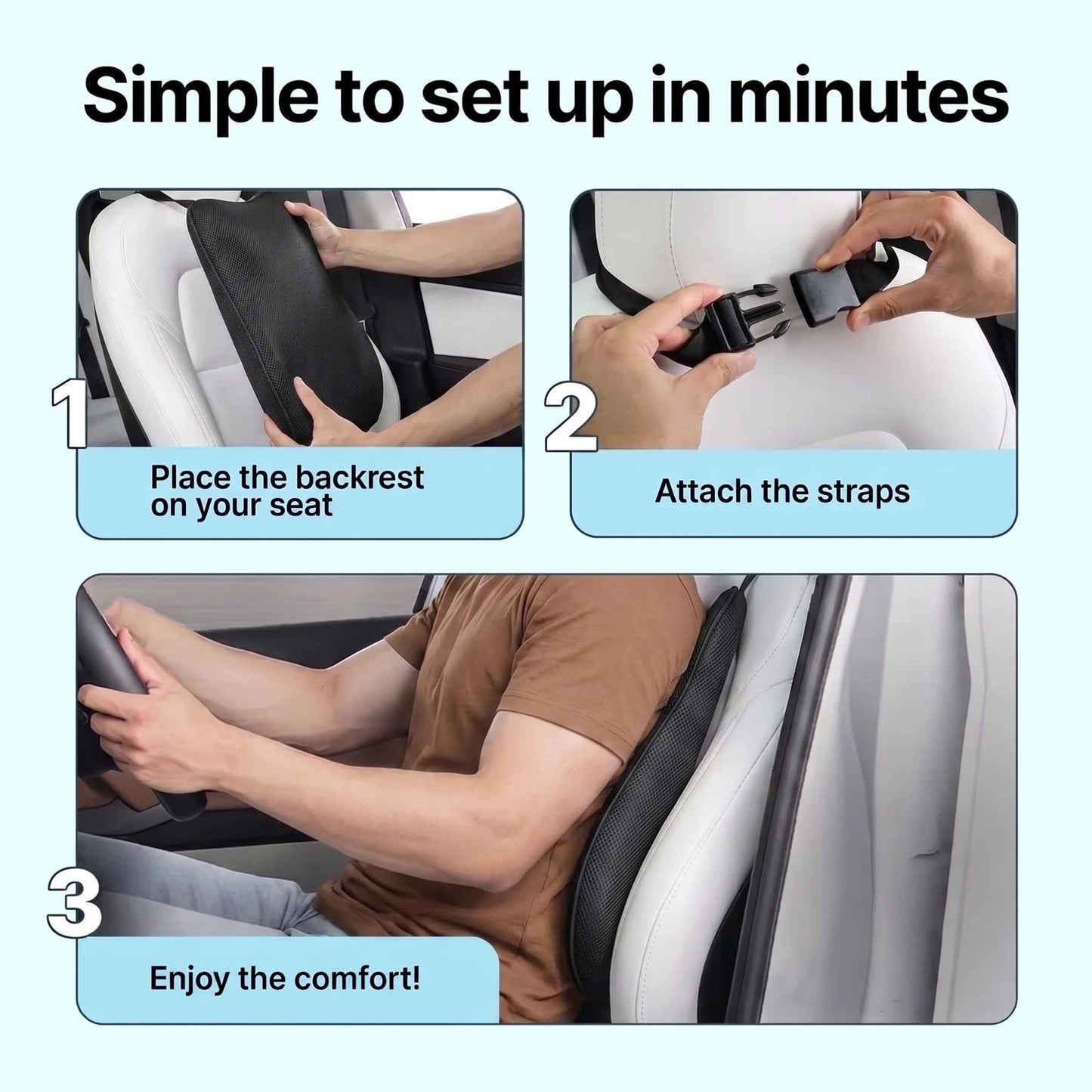 Kusho Car Spine Rest Cushion