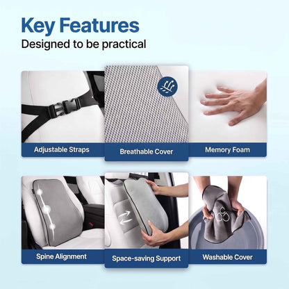 Kusho Car Spine Rest Cushion