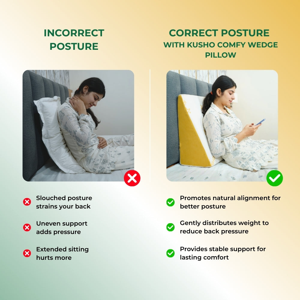 Kusho Comfy Wedge Pillow