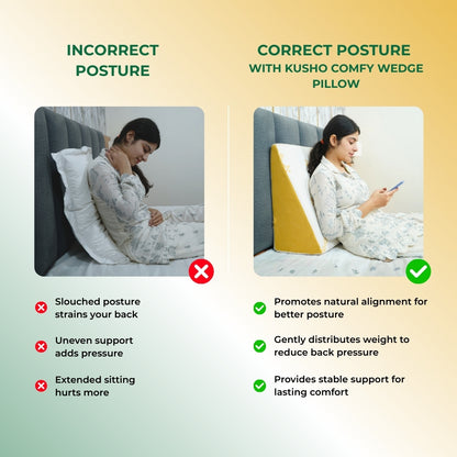 Kusho Comfy Wedge Pillow