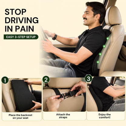 Kusho Car Spine Rest Cushion