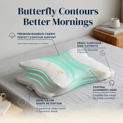 Kusho Dreamer Butterfly Pillow
