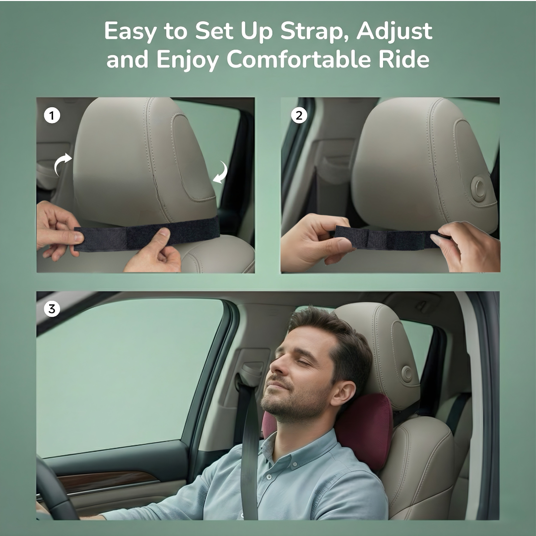 Kusho Car Neck Support (Broad)