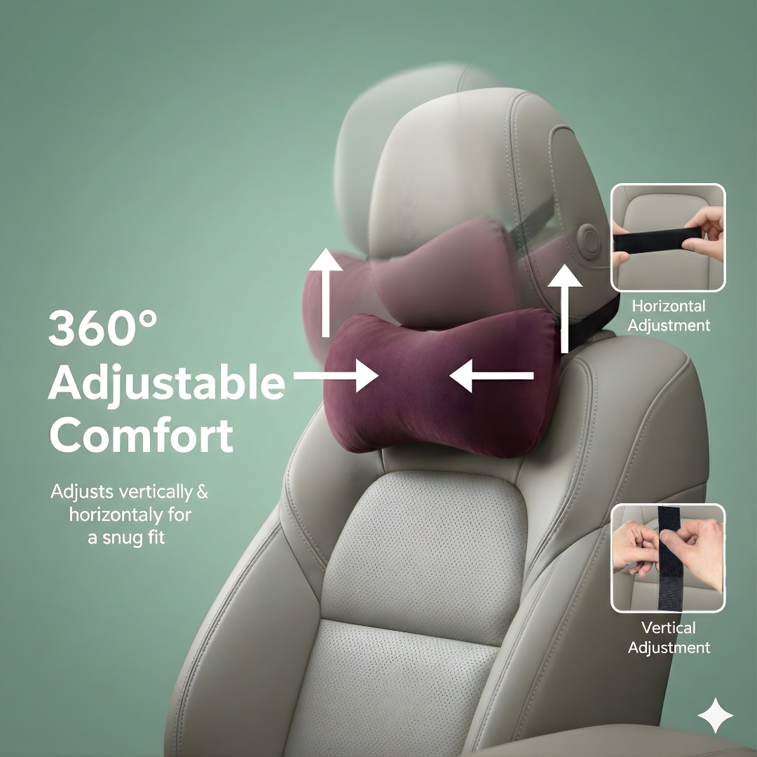 Kusho Car Neck Support (Broad)