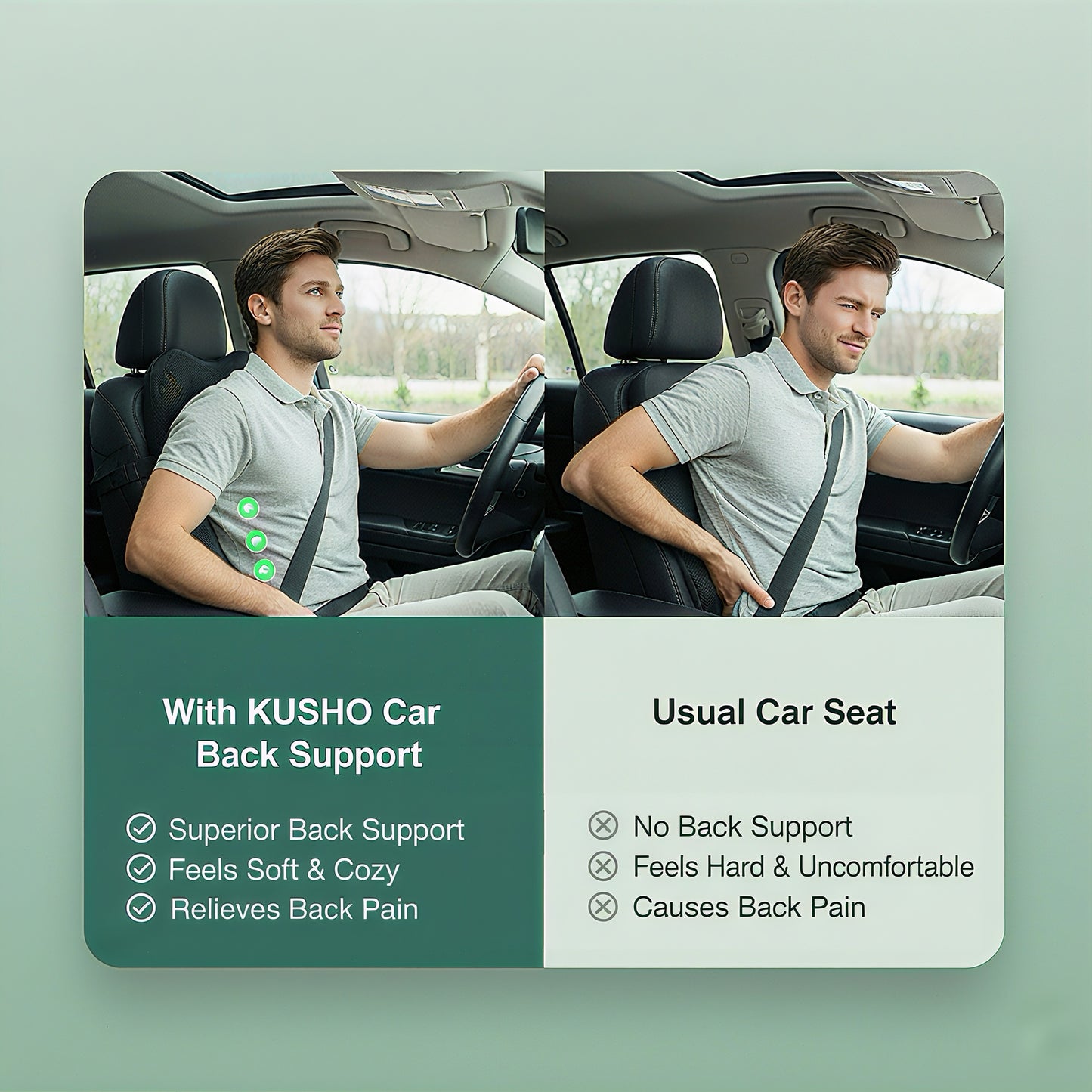 Kusho Car Back Support