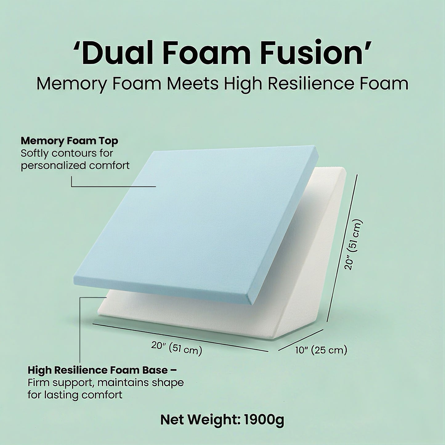 Kusho Comfy Wedge Pillow