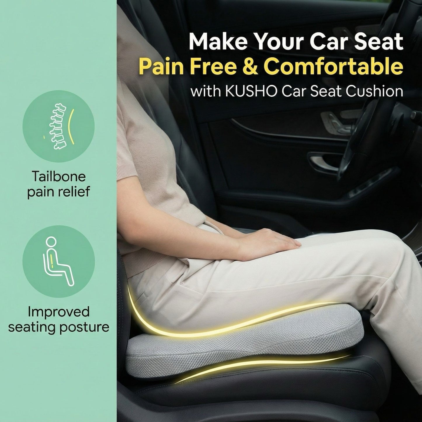 Kush Car Seat Cushion