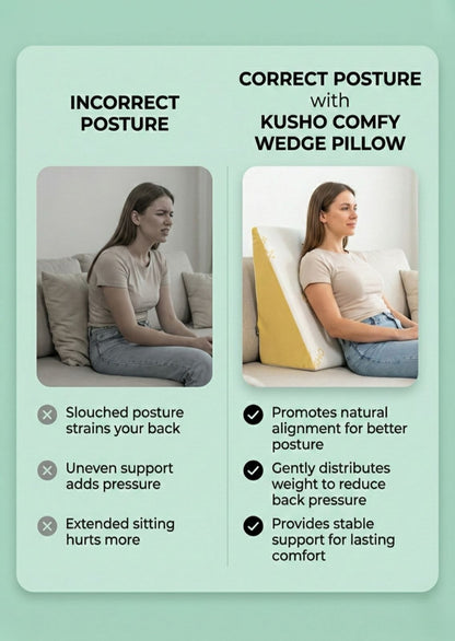 Kusho Comfy Wedge Pillow