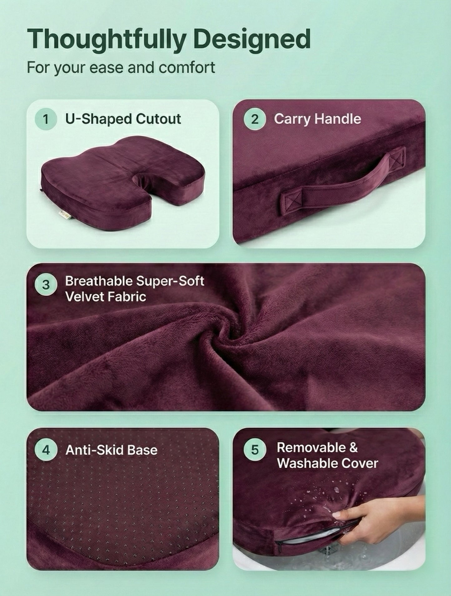 Kusho Tailbone Support Cushion